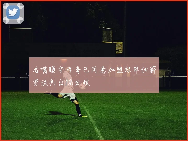 名嘴曝字母哥已同意加盟绿军但薪资谈判出现分歧